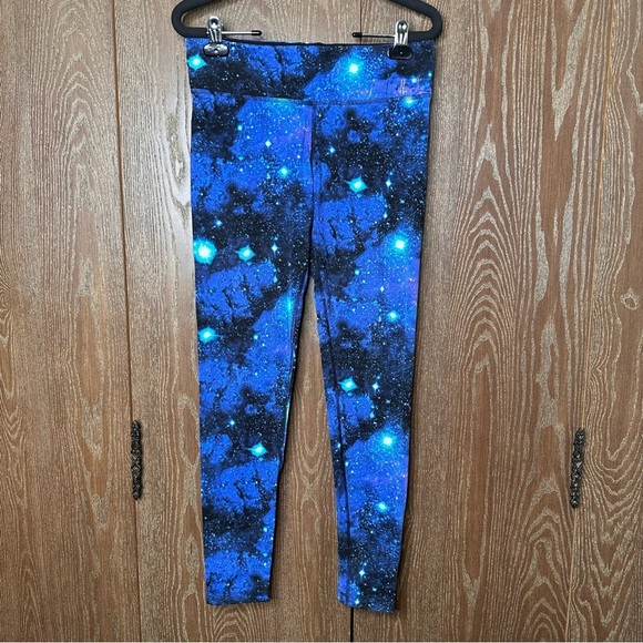 PINK Victoria's Secret Galaxy Leggings Small Petite Athletic Active Limited Edit - Picture 1 of 7